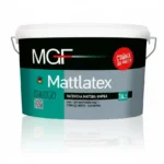 Фарба латексна матова для внутрішніх робіт MGF Mattlatex M100, білий, матовий