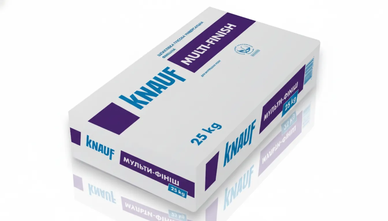 Multi-Finish Multi-Finish шпаклівка гіпсова для стін і стель всередині приміщень - Зображення 1